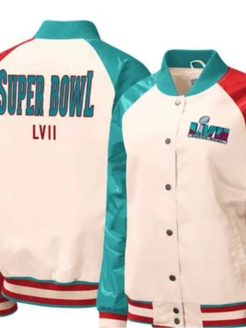 Cream Super Bowl LVII Pass Rush jacket
